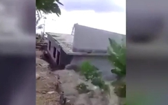 Video: Nhà bê tông bị nước biển nhấn chìm trong tích tắc