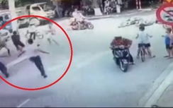 Video: Cướp bị CSHS và người dân vây bắt như phim ở Thái Bình