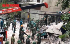 Video: Toàn cảnh vụ sập nhà kinh hoàng ở Cửa Bắc, Hà Nội