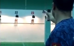Video: Xạ thủ Hoàng Xuân Vinh bắn tắt ngọn nến đang cháy cách 10m