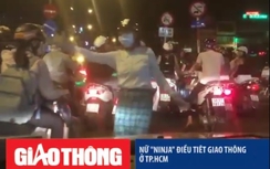 Video: Nữ "ninja" điều tiết giao thông gây xôn xao Sài Gòn