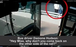 Tài xế xe buýt dừng giữa đường cứu cô gái tự tử