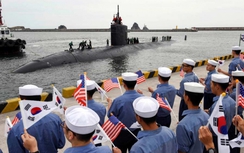 Video: Mỹ mang tàu ngầm chứa tên lửa Tomahawk tới bán đảo Triều Tiên