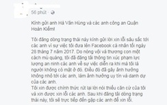 Mẹ "cây vĩ cầm 15 tuổi" bất ngờ xin lỗi công an trên Facebook