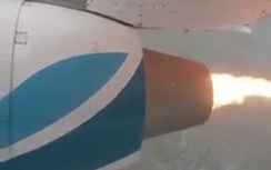 Video: Máy bay Nga cháy động cơ giữa trời, phải hạ cánh khẩn cấp