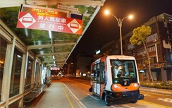Choáng với xe bus điện không người lái đầu tiên ở Đài Loan