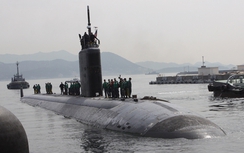 Tàu ngầm hạt nhân USS Tucson của Mỹ cập cảng Hàn Quốc
