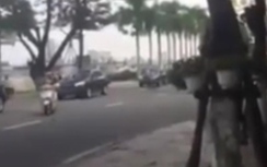 Video: "Ninja" đi xe Lead cố tình tạt đầu đoàn xe diễn tập APEC