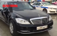 Video: Cận cảnh cỗ xe bọc thép của Tổng thống Putin tại Đà Nẵng