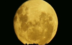 Video: Khoảnh khắc siêu mặt trăng xuất hiện như "nuốt gọn" trái đất