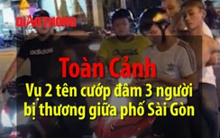 Video: Toàn cảnh vụ 2 tên cướp đâm 3 người bị thương ở TP.HCM