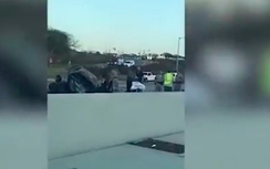 Video: Phóng 160km/h để tự tử bất ngờ đâm chết 2 mẹ con