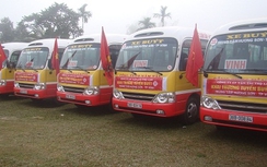 Hà Tĩnh: Doanh nghiệp tư nhân đầu tiên tham gia vận tải xe buýt