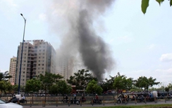TP HCM: Cháy lớn, 8 căn nhà trong hẻm bị thiêu rụi