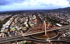 Ngắm cầu vượt 3 tầng lớn nhất Việt Nam từ trên cao