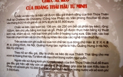 Trưng bày xe kéo trị giá 1,3 tỷ đồng của Thái hậu Từ Minh