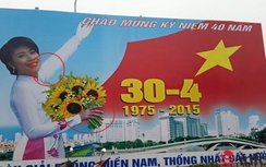 Hà Nội vội vàng thay tấm pano “kỳ dị” trong đêm