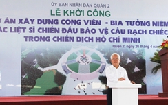 Khởi công dự án Công viên–bia tưởng niệm Rạch Chiếc