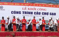 Tiền Giang: Đầu tư hơn 107 tỷ đồng xây lại cầu Chợ Gạo