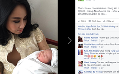 Lộ hình ảnh con trai mới sinh của Tùng Dương