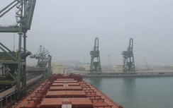 Tàu "khủng" nhất cập cảng Sơn Dương