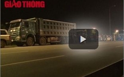 Nửa đêm xe quá tải "quậy tưng" Đại lộ Thăng Long