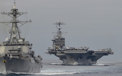 Tàu Trung Quốc “bám sát” tàu Mỹ trên biển Đông