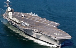 "Soi" tàu sân bay USS Gerald R. Ford sắp gia nhập Hải quân Mỹ