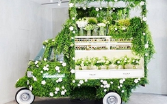 Độc đáo cửa hàng hoa di động đến từ nước Ý