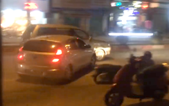 Thái Nguyên: Thót tim khi thấy ô tô driff giữa phố