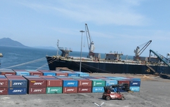Khai trương tuyến vận tải container tại Vũng Áng