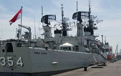 Tàu chiến Indonesia bắt tàu cá Trung Quốc