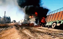 Quân Syria phá hủy đoàn xe vận tải IS, diệt thêm 34 chiến binh