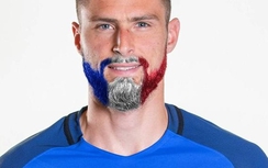 Sao tuyển Pháp hứa nhuộm râu 3 màu nếu vô địch EURO 2016