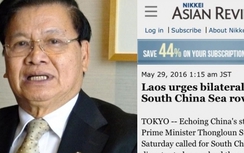 Báo Nhật dẫn sai lời Thủ tướng Lào về Biển Đông