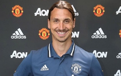 M.U chính thức ra mắt tân binh Ibrahimovic