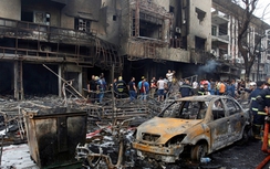 Video: Hiện trường đánh bom đẫm máu ở Baghdad