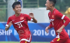 U16 Việt Nam trút mưa bàn thắng vào lưới Myanmar