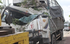 Đồng Nai: Xe tải mất phanh lao dốc đâm sập nhà dân