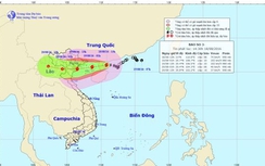 Tin bão số 3 mới nhất: Tâm bão ở Vịnh Bắc Bộ
