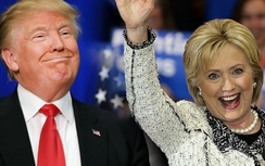 Bầu cử Mỹ: Trump bất ngờ tăng tốc, áp sát bà Clinton