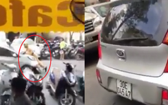 Điều tra tài xế taxi Uber hất CSGT Hà Nội lên nắp capo