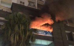 Hà Nội: Cháy trường mầm non trên chung cư 25 tầng