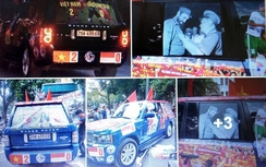 Fan cuồng sơn siêu xe độc đáo cổ vũ đội tuyển Việt Nam