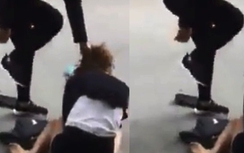 Nữ nhân viên bảo hiểm bị đánh ghen, bắt quỳ gối giữa phố