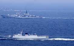 Trung Quốc lại đưa tàu hải cảnh áp sát Senkaku