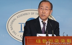 Ông Ban Ki Moon bất ngờ không tranh cử Tổng thống Hàn Quốc