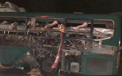 Hiện trường vụ nổ xe khách giường nằm tại Bắc Ninh