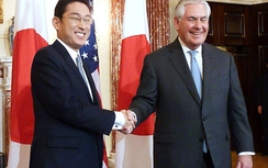 Ngoại trưởng Mỹ Tillerson đã tới Nhật Bản