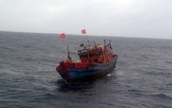 Cứu sống 7 thuyền viên trên tàu cá trôi dạt ở biển Nghệ An
